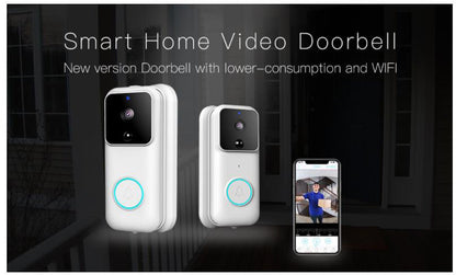 CRONY B06 FHD 1080P Smart Home Video Doorbell home WIFI video intercom remote simple small home easy to install doorbell - Edragonmall.com