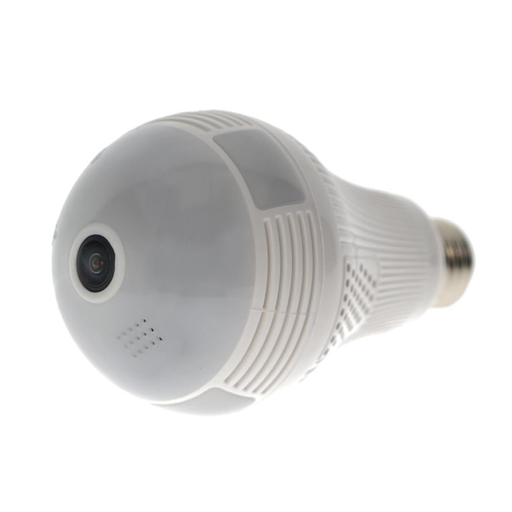 CRONY B13-I-V2 Wi-Fi Globe Panoramic 960p Wireless Panoramic Ip 3d Vr Camera Wifi Bulb Light Fisheye Surveillance - Edragonmall.com