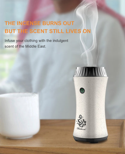 CRONY B22 Slim waist Bukhoor Handhold Portable Usb Rechargeable Bakhoor Car Incense Burner - Edragonmall.com