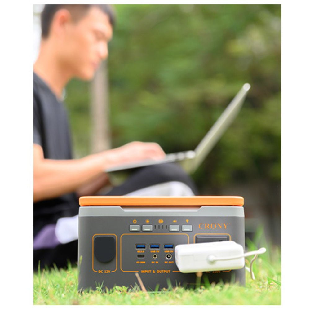 CRONY BS300 Portable Power Station Portable 220v lithium solar power generator system with wireless charging - Edragonmall.com