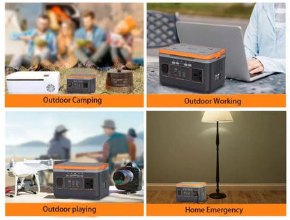 CRONY BS300 Portable Power Station Portable 220v lithium solar power generator system with wireless charging - Edragonmall.com