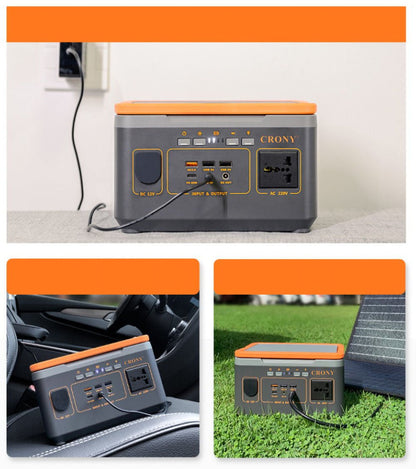 CRONY BS300 Portable Power Station Portable 220v lithium solar power generator system with wireless charging - Edragonmall.com