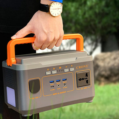 CRONY BS300 Portable Power Station Portable 220v lithium solar power generator system with wireless charging - Edragonmall.com