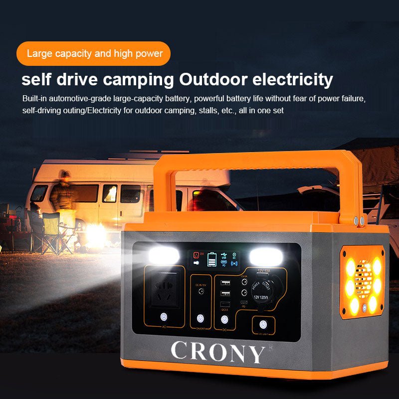 CRONY BS500 500W Portable Power Station Outdoor energy storage 110v 220v high power emergency power supply portable power station - Edragonmall.com