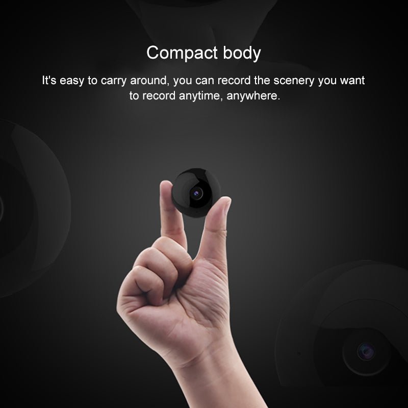 CRONY C2 Wifi Camera Icookycam 1080p Camera 1920x1080p Wearable Intelligent Network Surveillance, Support Motion Detection Alarm Loop Recording | White - Edragonmall.com