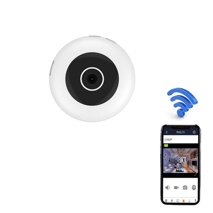 CRONY C2 Wifi Camera Icookycam 1080p Camera 1920x1080p Wearable Intelligent Network Surveillance, Support Motion Detection Alarm Loop Recording | White - Edragonmall.com