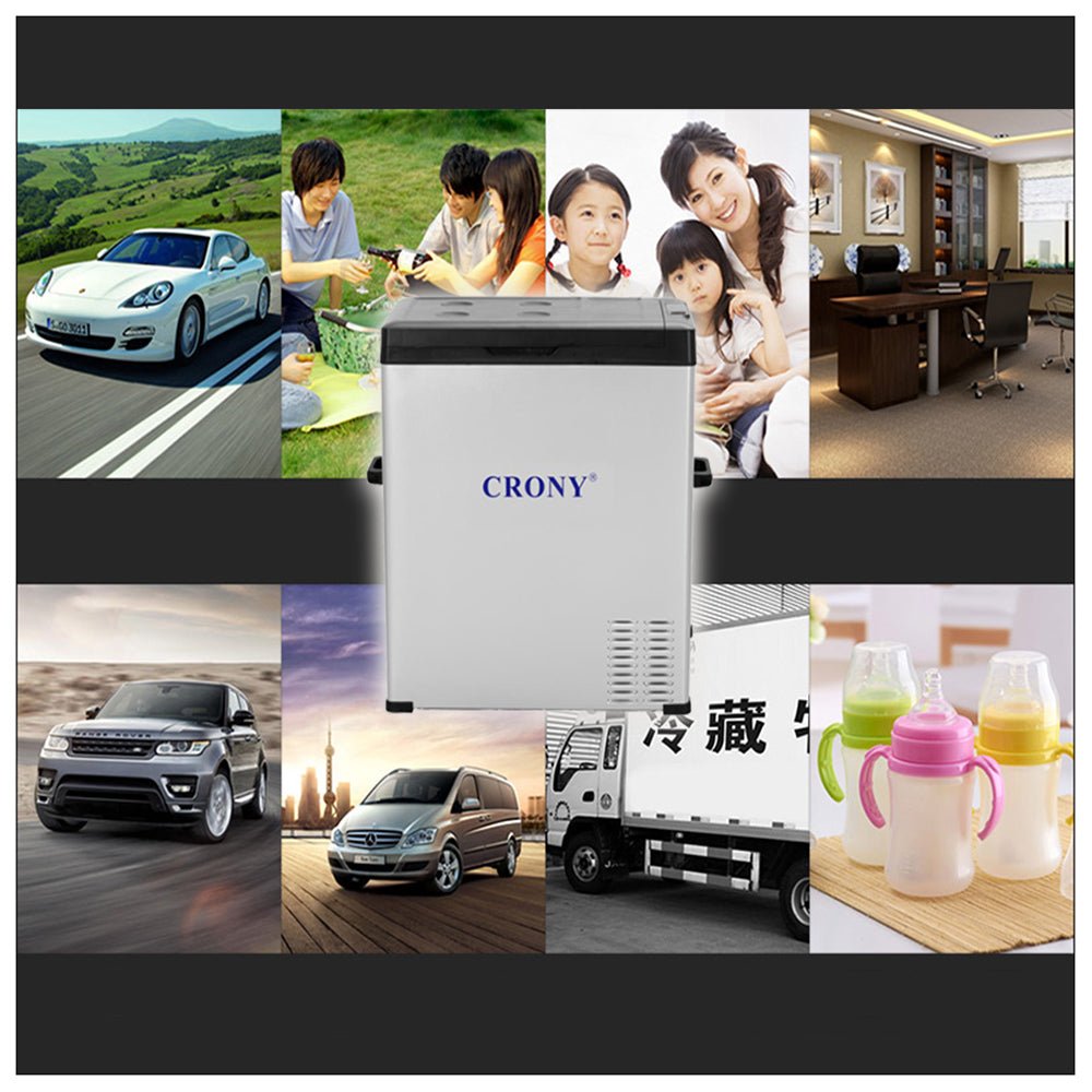 CRONY C75 Car Refrigerator 75l Dc Ac Car Cooler Portable Compressor Small Refrigerator - Edragonmall.com