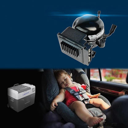 CRONY Car Refrigerator 50L ECX50 Lithium Battary Truck Portable Freezer Cooler AC/DC Compressor Fridge - Edragonmall.com