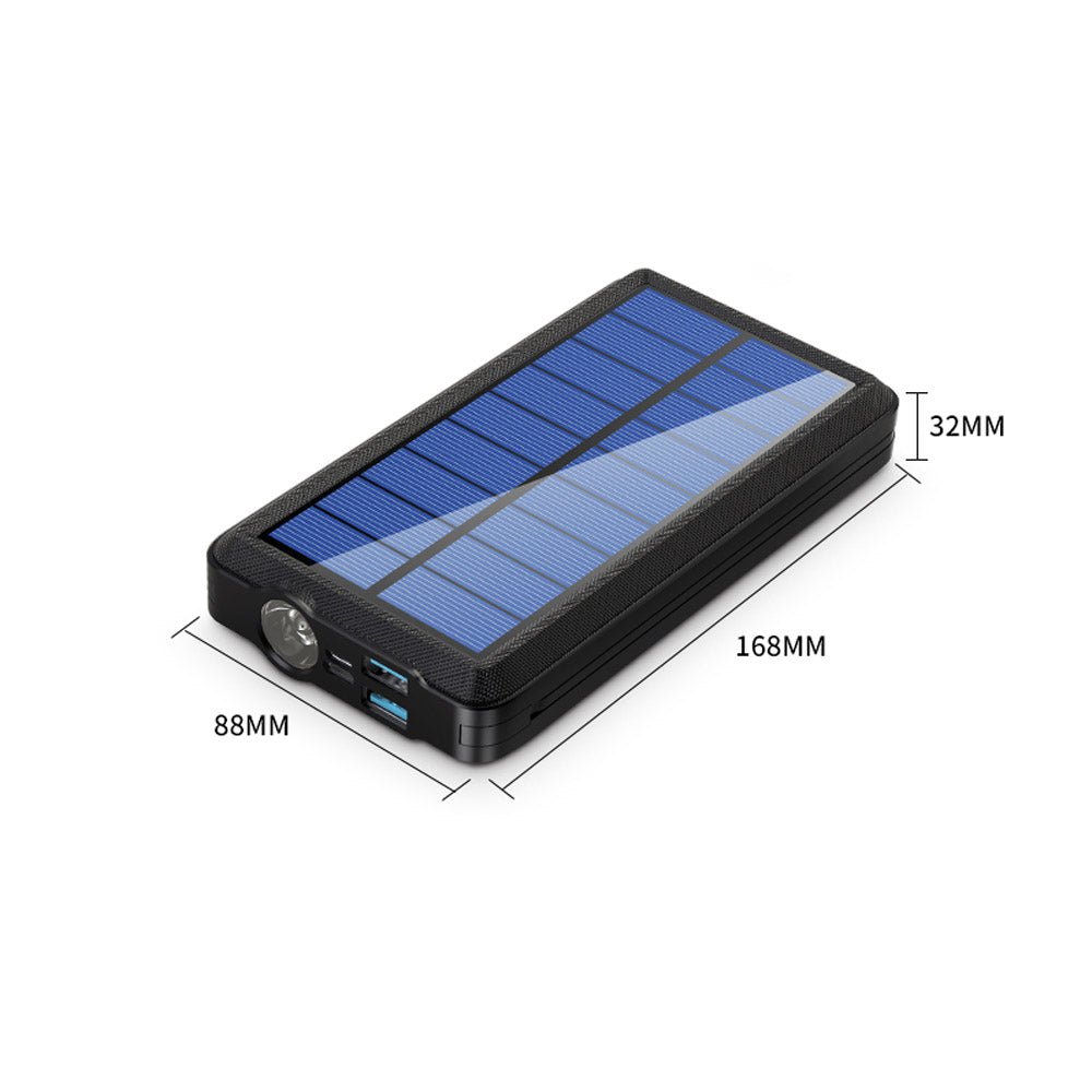 CRONY CN-158 Solar Wireless Charging With Cord Mobile Power Bank self-contained line charging treasure for outdoor - Edragonmall.com