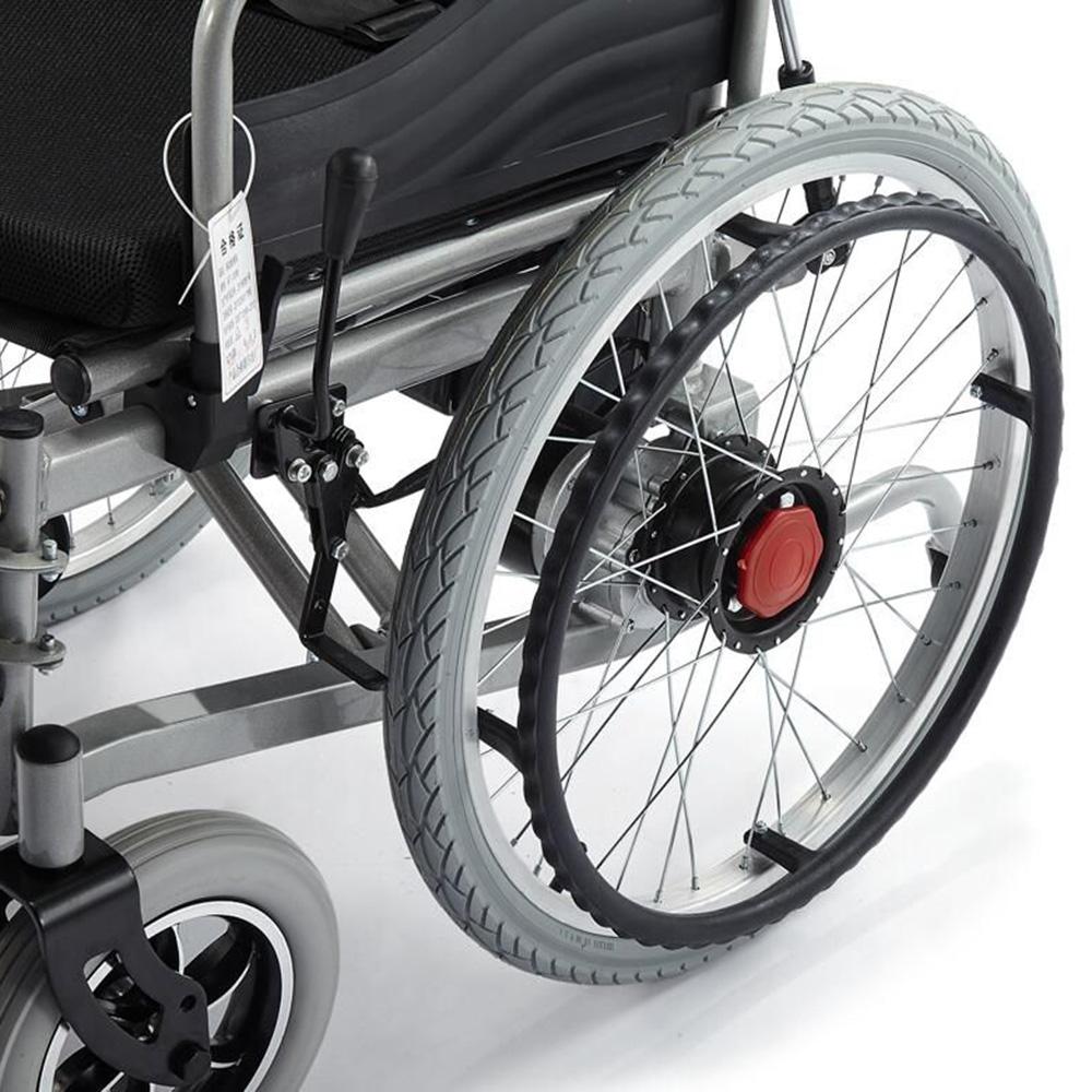 CRONY CN-6005 Electric wheelchair with flatlay Fully Lying Backrest Electric Wheelchair Portable Elderly Automatic Medical Scooter Manual - Edragonmall.com