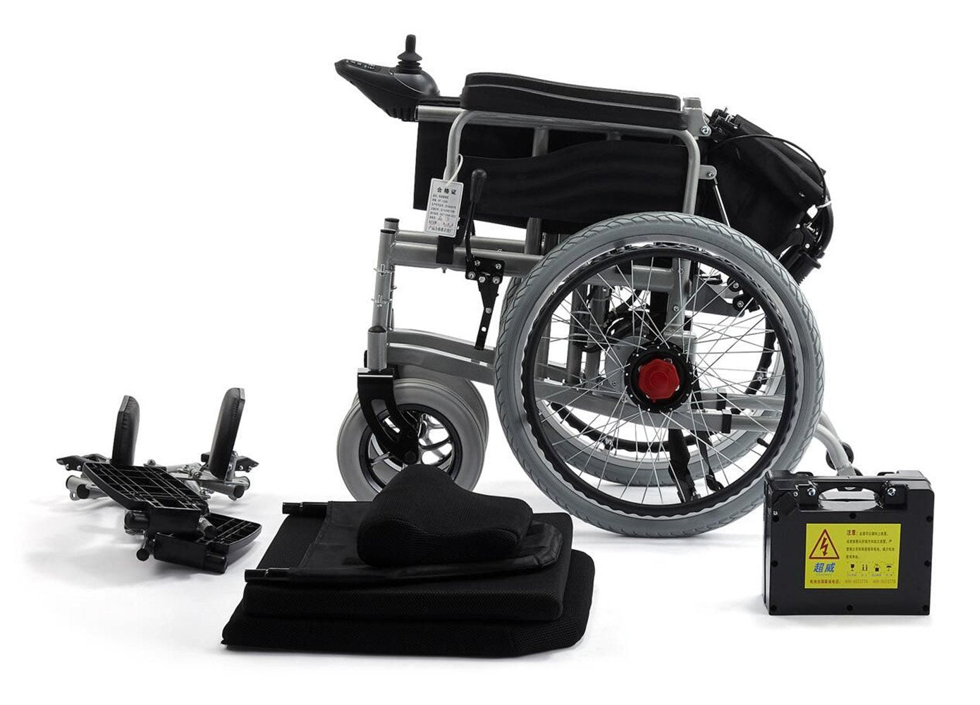 CRONY CN-6005 Electric wheelchair with flatlay Fully Lying Backrest Electric Wheelchair Portable Elderly Automatic Medical Scooter Manual - Edragonmall.com