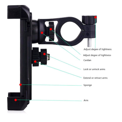 CRONY CN-M365 Mobile Phone Stand Mobile phone holder used on bicycle - Edragonmall.com