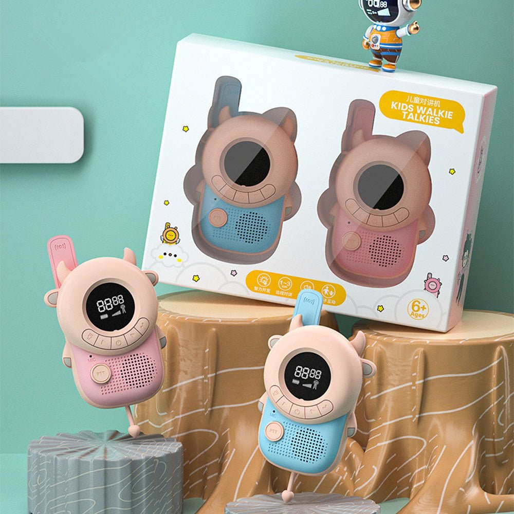 CRONY Cow Kids walkie-talkie Magic Little Bee Intercom Walkie Talkie Kids Toy - Edragonmall.com