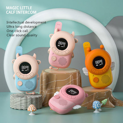 CRONY Cow Kids walkie-talkie Magic Little Bee Intercom Walkie Talkie Kids Toy - Edragonmall.com