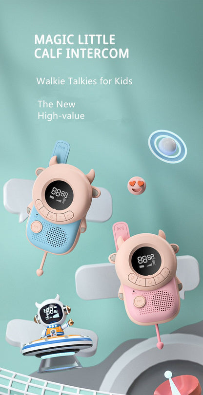 CRONY Cow Kids walkie-talkie Magic Little Bee Intercom Walkie Talkie Kids Toy - Edragonmall.com