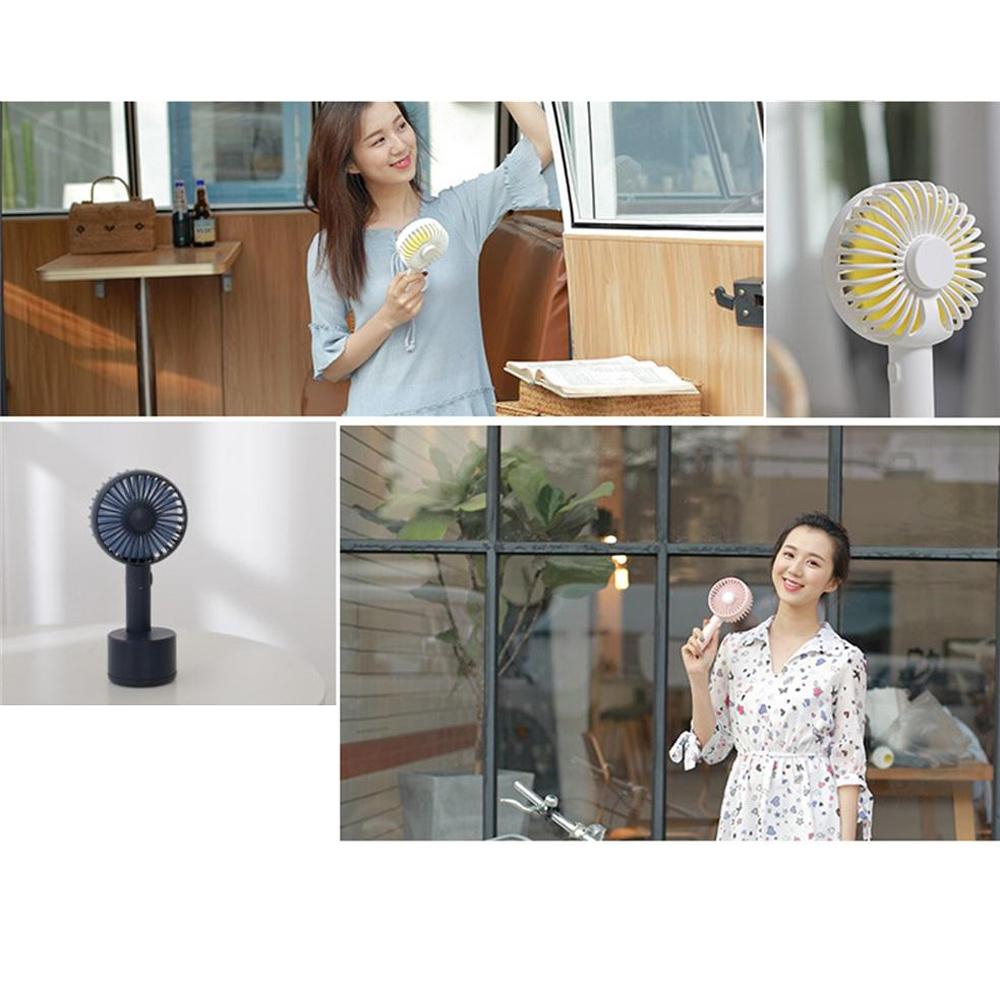 Crony Desktop remote fan Handheld Fan Portable Desktop remote fan Mini Hand Held Fan with USB Rechargeable Battery - Edragonmall.com