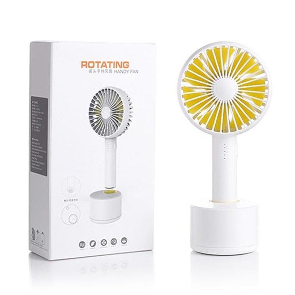 Crony Desktop remote fan Handheld Fan Portable Desktop remote fan Mini Hand Held Fan with USB Rechargeable Battery - Edragonmall.com