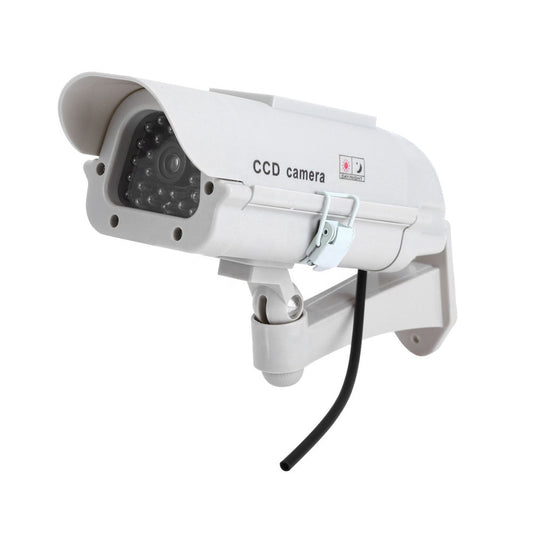 CRONY Dummy Solar Powered Camera Solar Powered Dummy CCTV Camera Solar Dummy Decoy Camera - Edragonmall.com