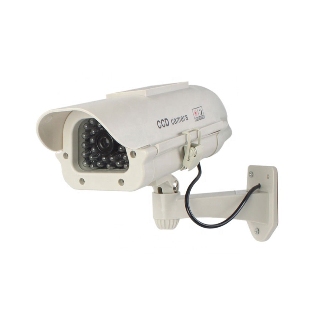 CRONY Dummy Solar Powered Camera Solar Powered Dummy CCTV Camera Solar Dummy Decoy Camera - Edragonmall.com