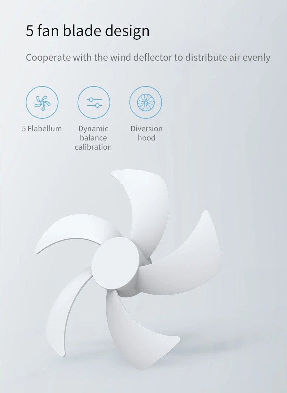 CRONY E808 Suspension circulation comfortable fan Eco-system Night Light Touch Control 4 Wind Speed - Edragonmall.com