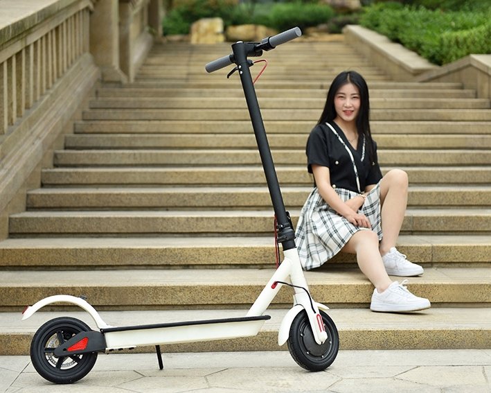 CRONY Electric Kick Scooter M365 PRO with APP Aluminium Alloy Folded 8.5 Inch with Rear shock | Dark grey - Edragonmall.com