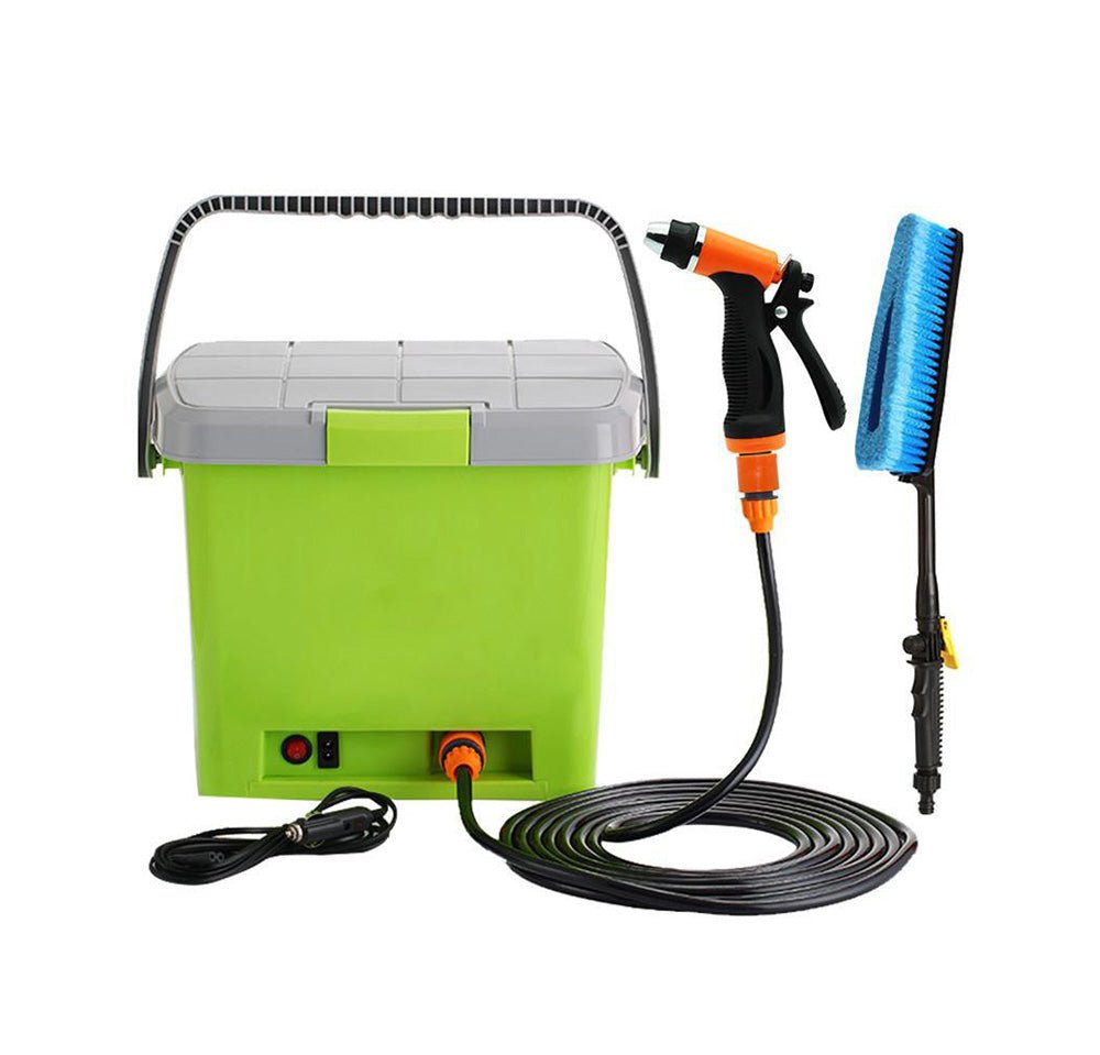 CRONY High Pressure Portable car washer With Electric clean Spray Gun, High Pressure water Pump, Brush, Storage Box - Edragonmall.com