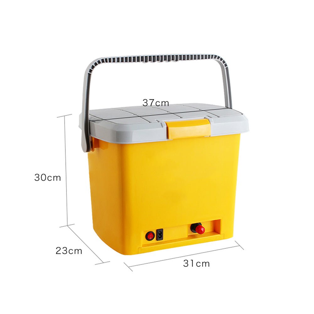 CRONY High Pressure Portable car washer With Electric clean Spray Gun, High Pressure water Pump, Brush, Storage Box - Edragonmall.com