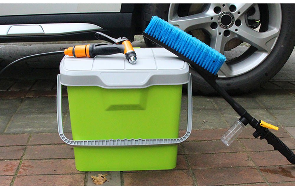 CRONY High Pressure Portable car washer With Electric clean Spray Gun, High Pressure water Pump, Brush, Storage Box - Edragonmall.com