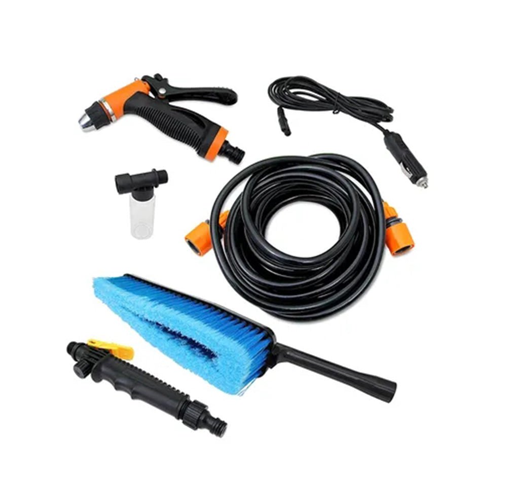 CRONY High Pressure Portable car washer With Electric clean Spray Gun, High Pressure water Pump, Brush, Storage Box - Edragonmall.com