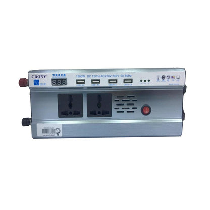 Crony Intelligent 1500W Car Power Inverter-DC 12V to 220V-240V AC Charging - Edragonmall.com