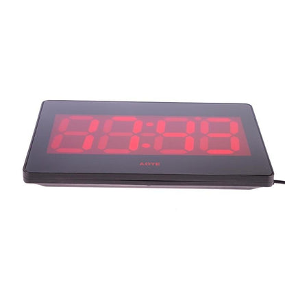 CRONY JH-2316 clock Simple Digital Wall Clock with Led Alarm Clock, Shows Calendar Month Day - Edragonmall.com