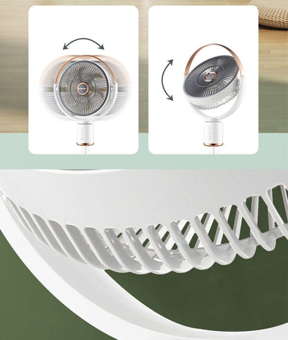 CRONY JY2219 Retractable floor fan Household floor electric fan air circulation vertical strong wind strong mute desktop - Edragonmall.com