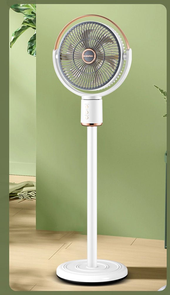 CRONY JY2219 Retractable floor fan Household floor electric fan air circulation vertical strong wind strong mute desktop - Edragonmall.com