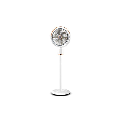 CRONY JY2219 Retractable floor fan Household floor electric fan air circulation vertical strong wind strong mute desktop - Edragonmall.com