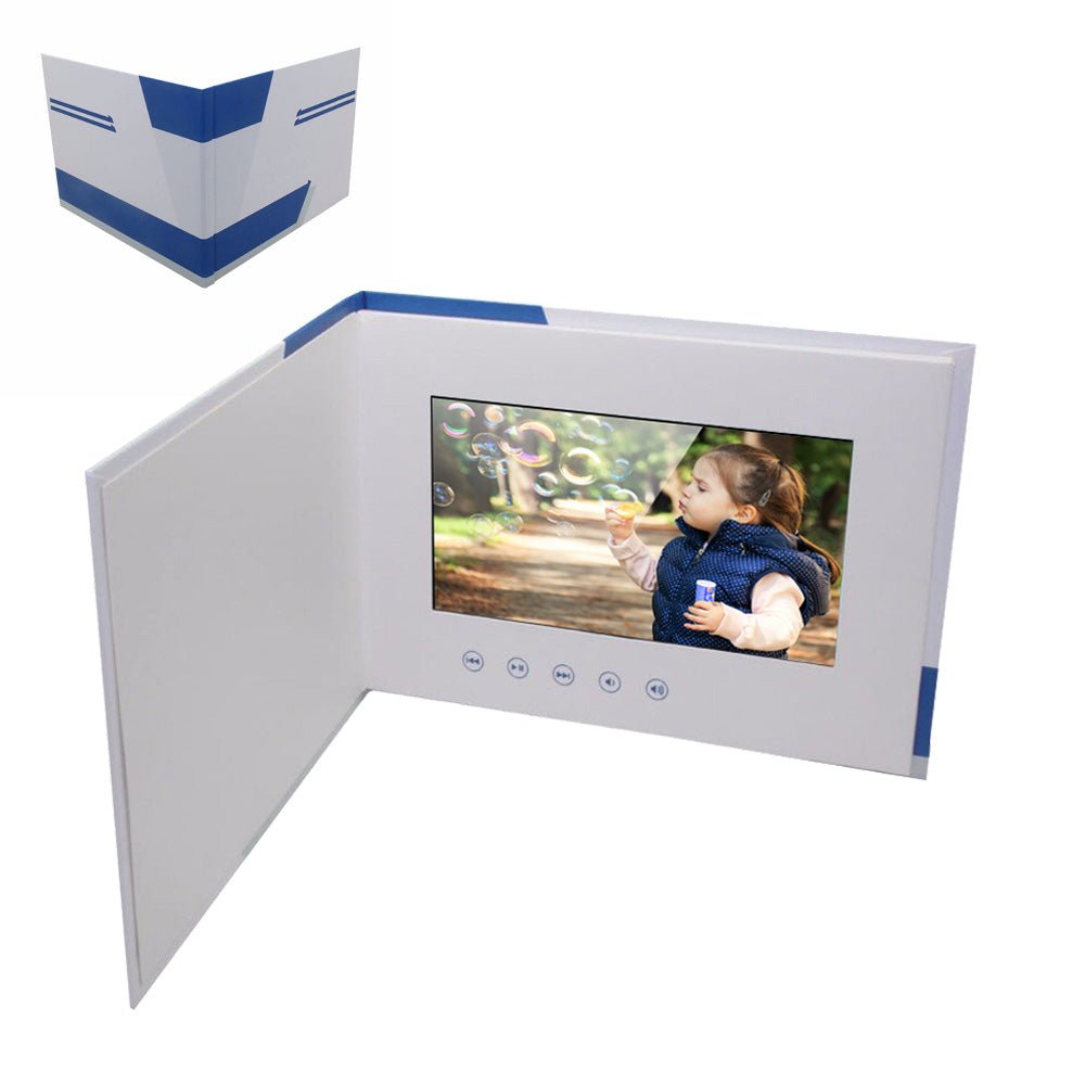 CRONY K3070 7inch Screen Brochure Universal Video Greeting Cards Photo Frame - Edragonmall.com