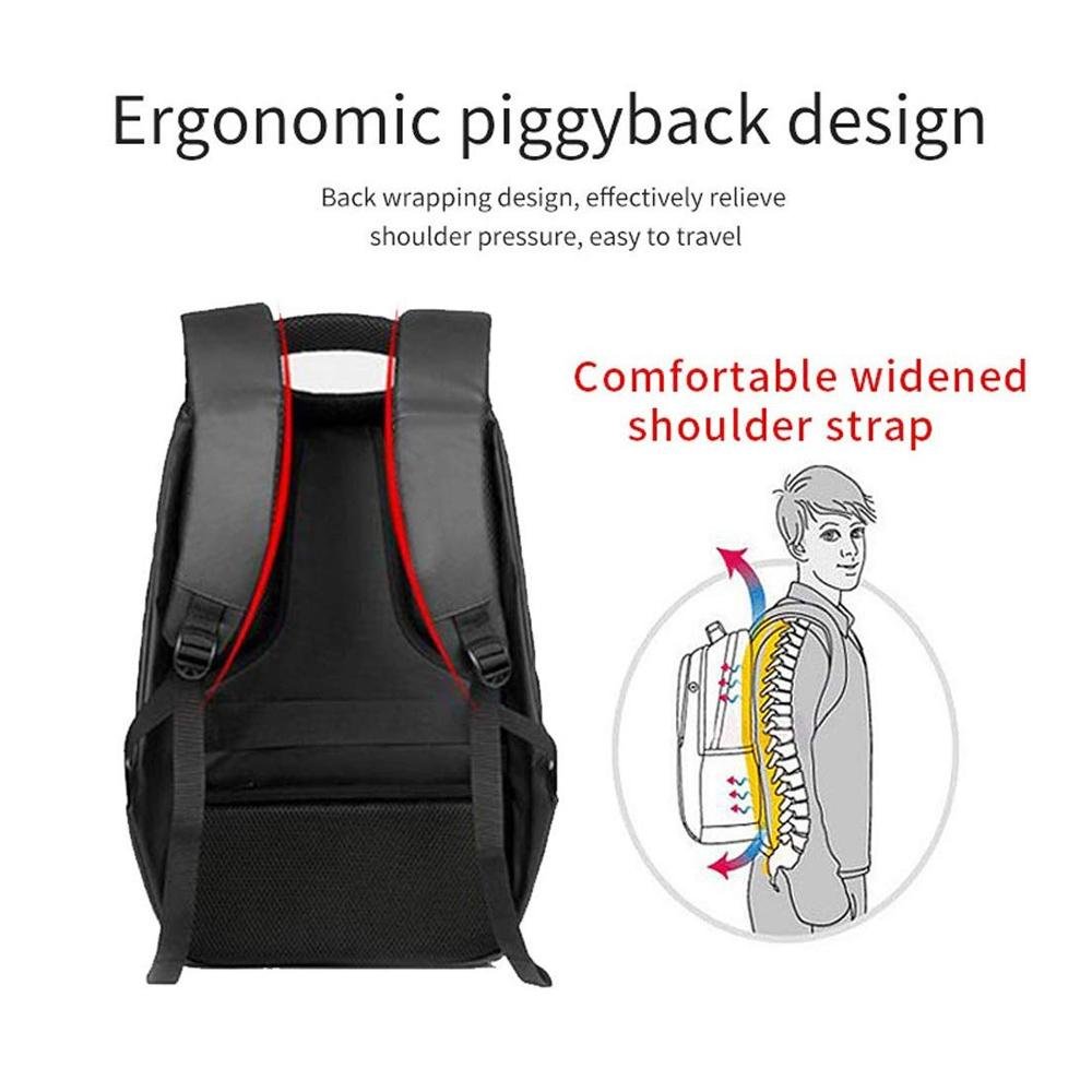 CRONY LED display backpack us-b002 LED Fashion Novelty Smart Style waterproof Laptop Backpack Creative Christmas Gift School Bag - Edragonmall.com