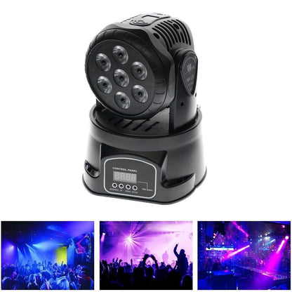 Crony LM70S MINI DJ Equipment Smart Rainbow Light LED MOVING HEAD - Edragonmall.com