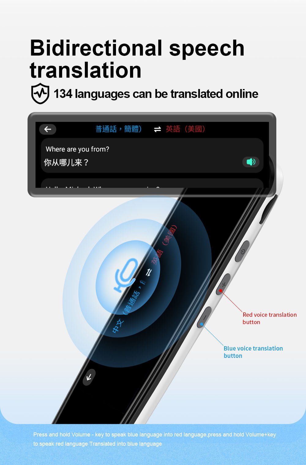 CRONY MD043 Plus Translation Pen language OCR Arabic scanning translation pen English Korean Japanese Malay Vietnamese - Edragonmall.com