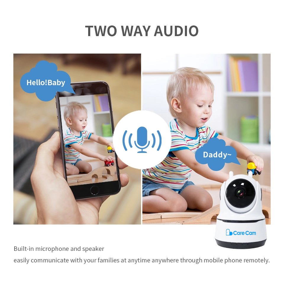 CRONY NIP-26 1080p WiFi Home Smart Camera, Indoor Security Surveillance with Night Vision, Monitor with iOS, Android App, Compatible with Google Home - Edragonmall.com