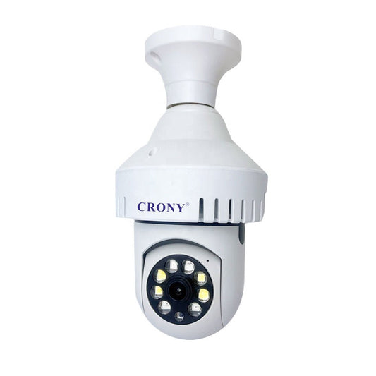 CRONY NIP-27S Full color Wireless Camera With Smoke alarm Smoke Detector Smart Camera Light Blub - Edragonmall.com