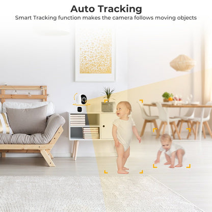 CRONY NIP-32 iCsee APP 4MP double-screen IP Camera Dual Lens WiFi Camera Dual Screen Baby Monitor Auto Tracking Ai Human Detection IP Security Cameras - Edragonmall.com