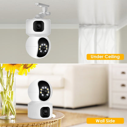 CRONY NIP-32 iCsee APP 4MP double-screen IP Camera Dual Lens WiFi Camera Dual Screen Baby Monitor Auto Tracking Ai Human Detection IP Security Cameras - Edragonmall.com