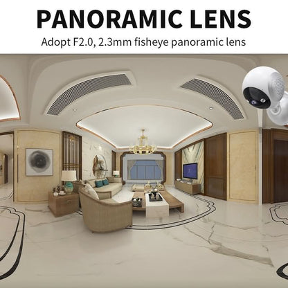 CRONY NIP-33 3MP Dual screen linkage 2.3mm ultra wide IP Camera - Edragonmall.com