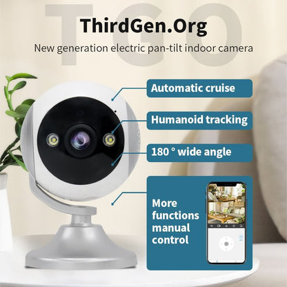 CRONY NIP-33 3MP Dual screen linkage 2.3mm ultra wide IP Camera - Edragonmall.com