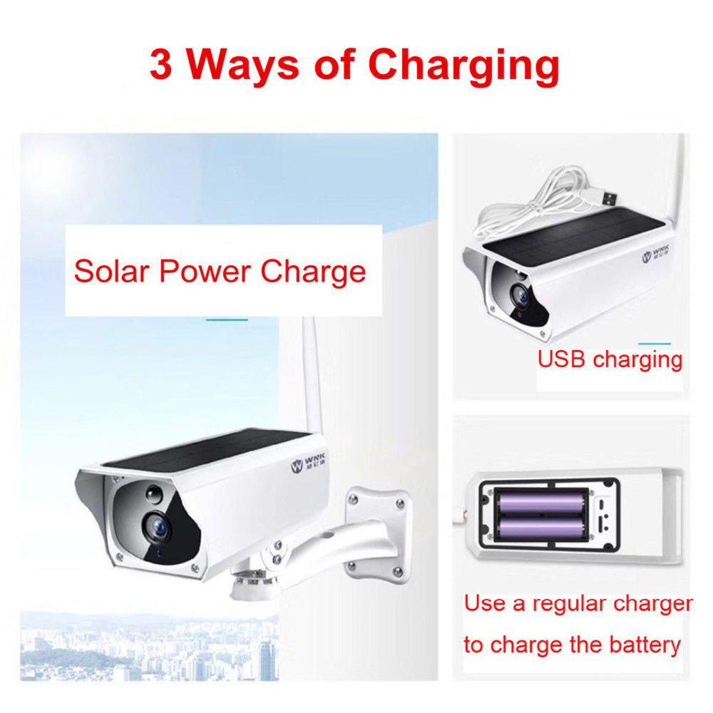 CRONY NIP-solar(i-Cam 1080P) camera Solar Powered IP Wifi CCTV Security Camera - Edragonmall.com