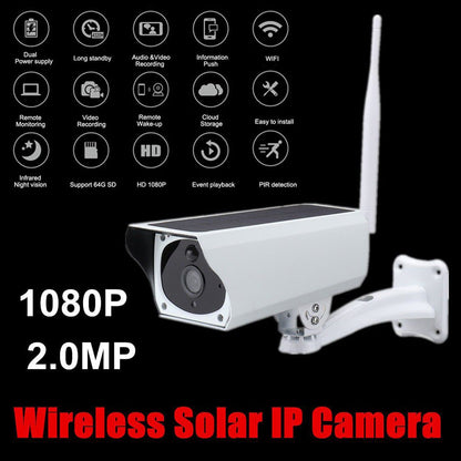 CRONY NIP-solar(i-Cam 1080P) camera Solar Powered IP Wifi CCTV Security Camera - Edragonmall.com