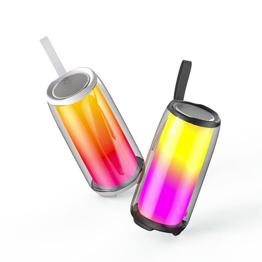 CRONY PULSE5 Pulsating luminous speaker kaleidoscope portable speaker waterproof wirelessoutdoor speaker - Edragonmall.com