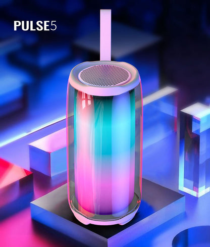 CRONY PULSE5 Pulsating luminous speaker kaleidoscope portable speaker waterproof wirelessoutdoor speaker - Edragonmall.com