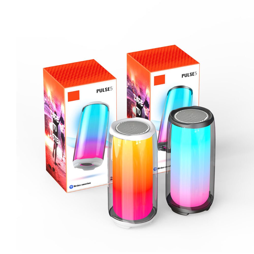 CRONY PULSE5 Pulsating luminous speaker kaleidoscope portable speaker waterproof wirelessoutdoor speaker - Edragonmall.com