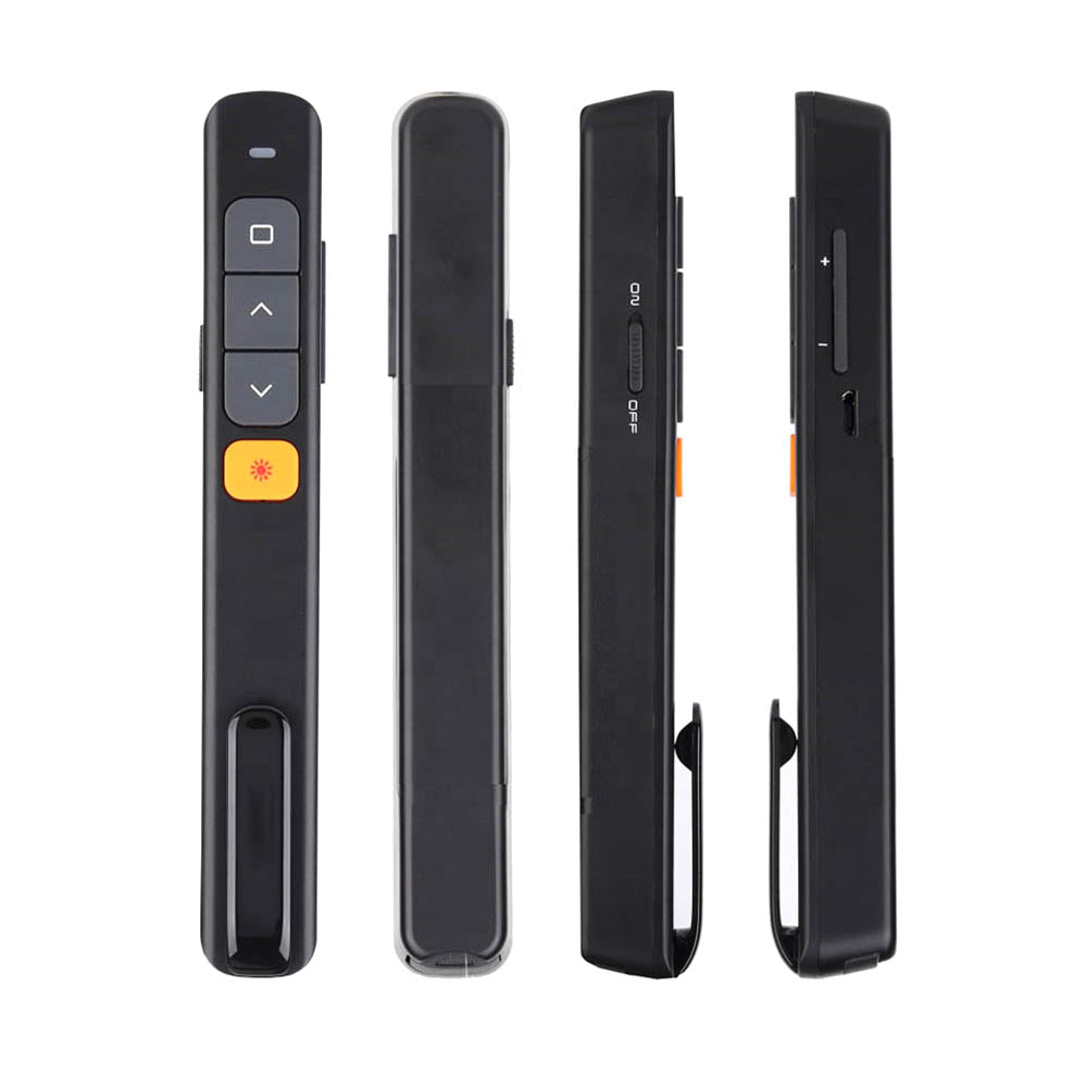 CRONY RF-053 Laser page-turning pen USB Wireless Presenter Remote Control Red Laser Pointer For Computer Teaching - Edragonmall.com